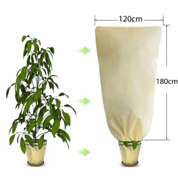 Šalčio apsauginis maišelis augalams 180×120cm