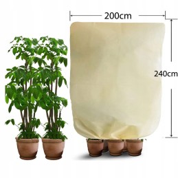 Šalčio apsauginis maišelis augalams 180×120cm