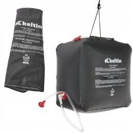 Solar camping shower, field, travel, 40l, keltin, k00401