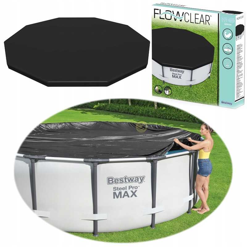 Apvalus užvalkalas 305 cm rėmo baseinui 58036