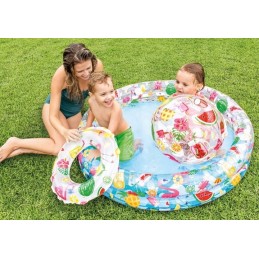 Pripučiamas vaikiškas baseinas vaikams 122 x 25 cm intex