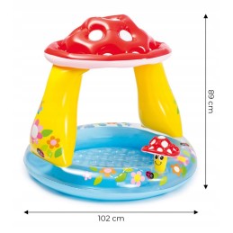Pripučiamas vaikiškas baseinas vaikams 122 x 25 cm intex
