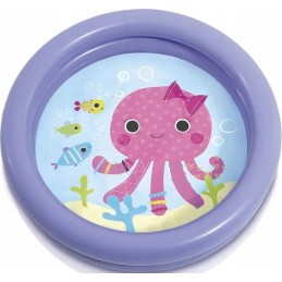 Pripučiamas irklavimo baseinas su vandens pasauliu vaikams