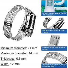 Baseino siurblio žarna 150cm 32mm 2 vnt