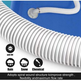 Baseino siurblio žarna 150cm 32mm 2 vnt