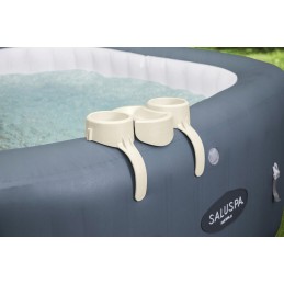 Padėkite sūkurinės vonios gėrimų laikiklį su SPA bestway 2 skyrių padėklu