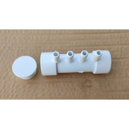 PVC kolektorius 4 oro purkštukams sodo kubilui, aeromasaz sūkurinei voniai