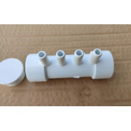 PVC kolektorius 4 oro purkštukams sodo kubilui, aeromasaz sūkurinei voniai