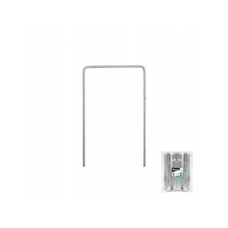 Ilgi kaiščiai agrotekstilei ir agrotekstilei tvirtinti, raidės „U“ formos