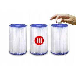 III tipo kintamosios srovės filtro kasetė siurbliui 5678l h bestway 58012