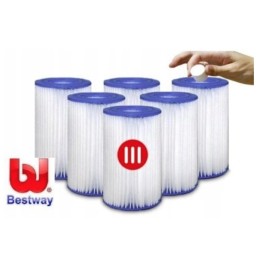 III tipo kintamosios srovės filtro kasetė siurbliui 5678l h bestway 58012