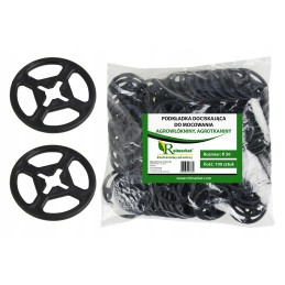 Profesionalūs kaiščiai su dantukais agrotekstilei, agrotekstilei ir geotekstilei tvirtinti, 12 cm midi kam100r 100 vnt + pod100r