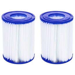 2x II tipo siurblio filtras ir baseino filtro įdėklas