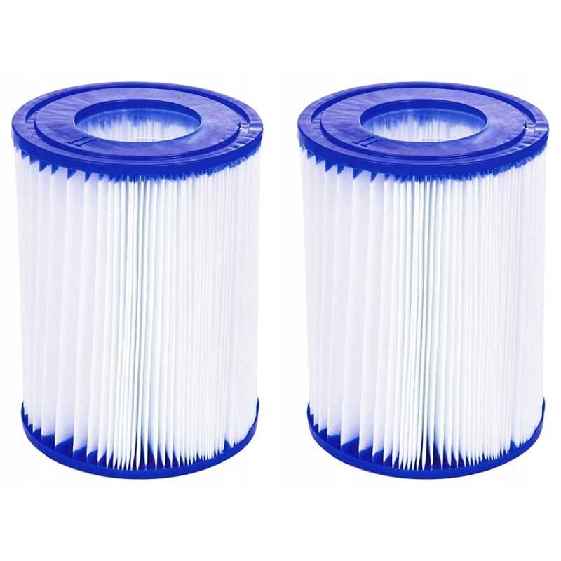 2x II tipo siurblio filtras ir baseino filtro įdėklas
