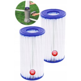 2x Bestway baseino siurblio filtras, III tipo įdėklas