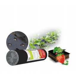 Agrotekstilės mulčias. gabalai braškėms 1,2x10m