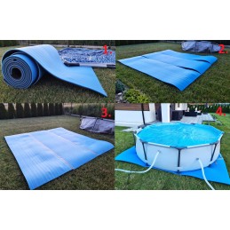 Sodo baseino kilimėlis su 3 cm storio putplasčio pagrindu