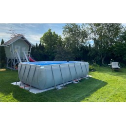 Sodo baseino kilimėlis su 3 cm storio putplasčio pagrindu