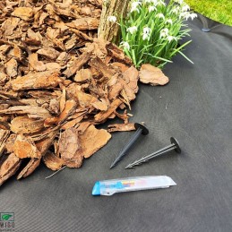 Juoda agrotekstilė 150g su UV Wigo-Garden ypač stipri