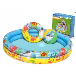 Bestway 51124 rinkinys su baseinu ir vinilo kamuoliuku