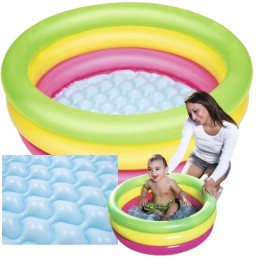 Mini pripučiamas baseinas, irklavimo baseinas, 70 cm, minkštas dugnas, baseinas, turistinė vonia