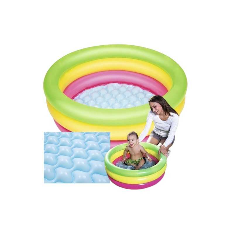 Mini pripučiamas baseinas, irklavimo baseinas, 70 cm, minkštas dugnas, baseinas, turistinė vonia