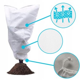 Žieminis apsauginis gaubtas augalams, apsaugantis nuo šalčio, 1 vnt, 0,5x0,8 m