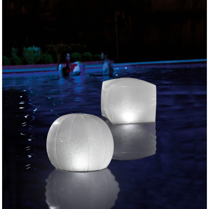 Intex 28694 peldošs LED baseina lampas kubs