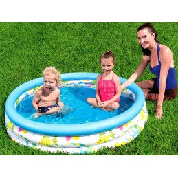 Pripučiamas vaikiškas baseinas vaikams 122x25 bestway 51009