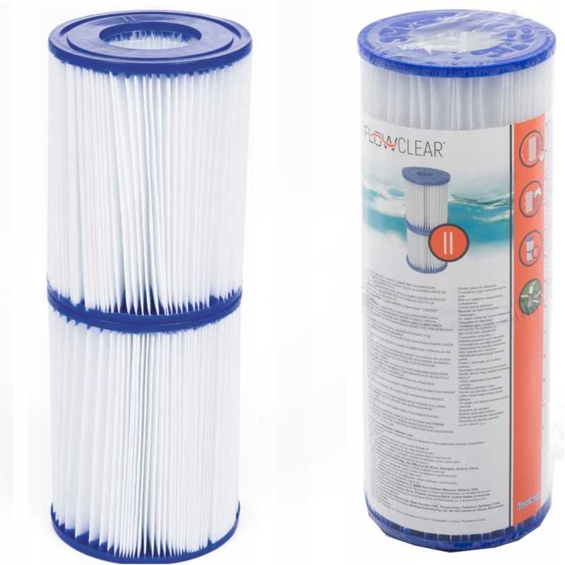 2 x filtras 3028 l II tipo bestway 58094 siurbliui
