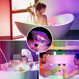 7 režimų baseino lempos fontano LED povandeninė šviesa