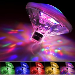 7 režimų baseino lempos fontano LED povandeninė šviesa