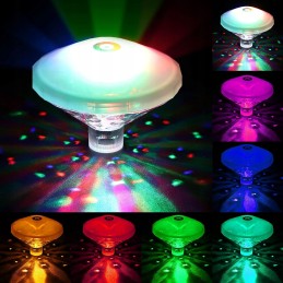 Basseini LED-purskkaevulambid veealused valgustid 7 režiimi