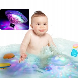 Baseinas LED fontano lempos povandeninės šviesos 7 režimai