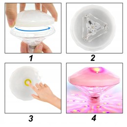 Basseini lamp, IP68 valgustus veealuse mullivanni jaoks