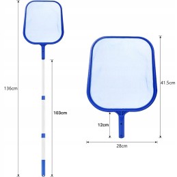 Baseino valiklis, teleskopinis tinklas, 136 cm