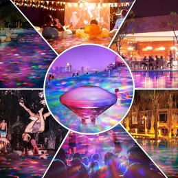 Led lamp underwater pool lighting ip68 7 mode