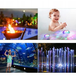 Led lamp underwater pool lighting ip68 7 mode