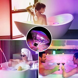 Led lamp underwater pool lighting ip68 7 mode