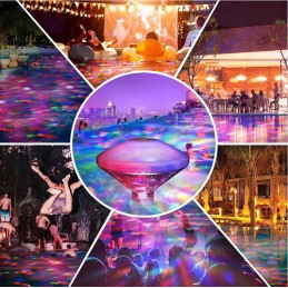 Led lamp underwater pool lighting ip68 7 modes