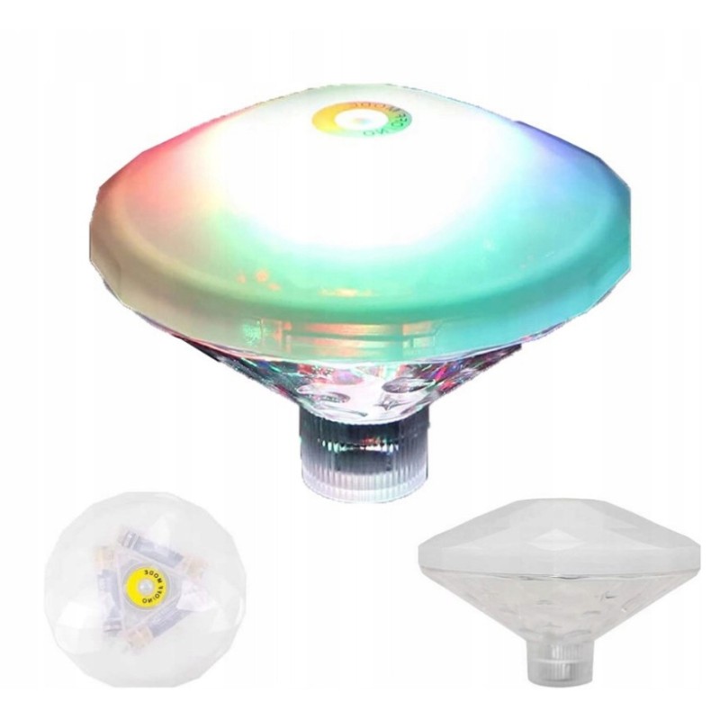7LED lempa, povandeninio baseino apšvietimas, 7 režimai