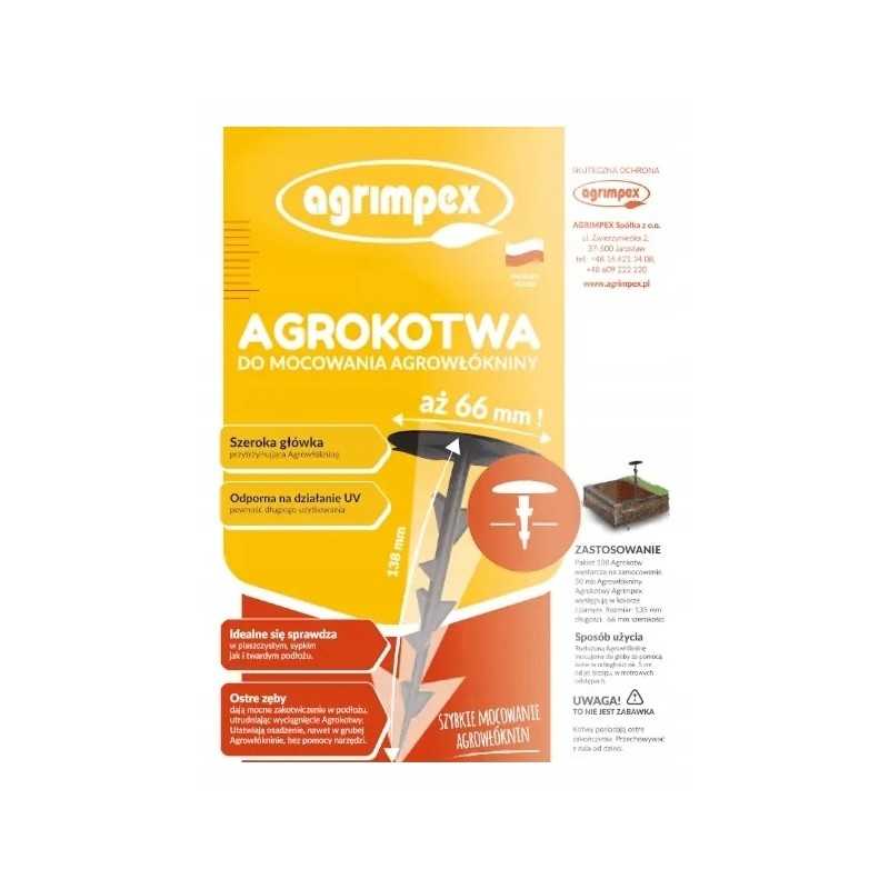 Agrokotwa ruda 100 vnt agrimpex