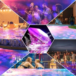 Pool lamp for jacuzzi bestway rgb led lamp
