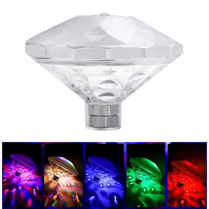 Baseino lempos apšvietimas 7 režimų LED lempa IP68