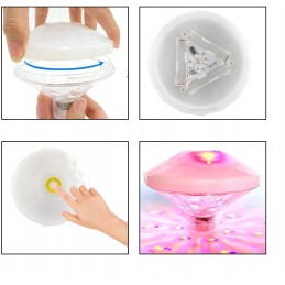 Baseino lempos apšvietimas 7 režimų LED lempa IP68