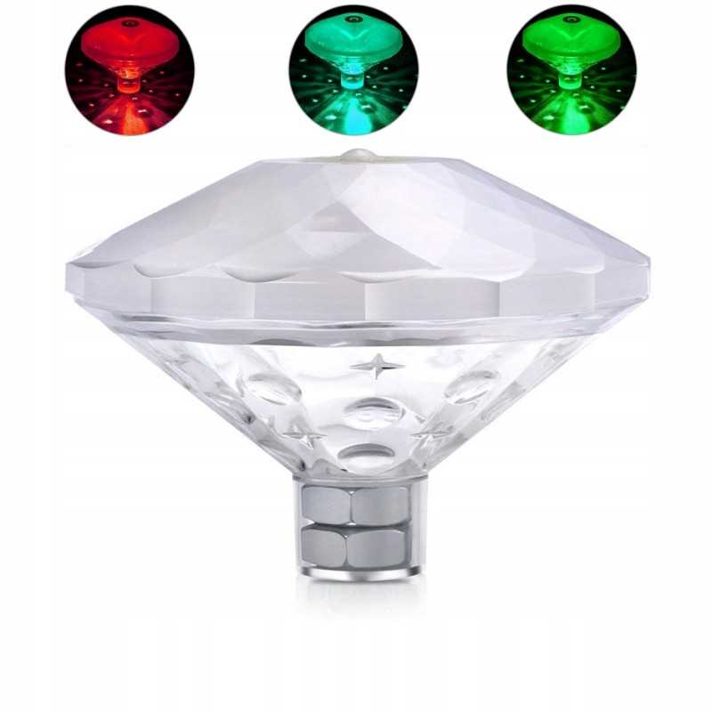 LED baseino lempa, baseino apšvietimas, 7 režimai