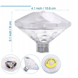 LED povandeninio baseino apšvietimo IP68 baro lempa