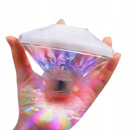 Led baseino apšvietimas rgb povandeninis disko apšvietimas sūkurinei voniai