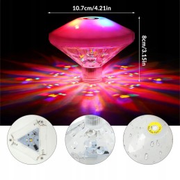 Povandeninis baseino apšvietimas, LED RGB, 7 spalvos