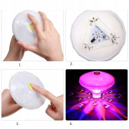 Povandeninis baseino apšvietimas, LED RGB, 7 spalvos